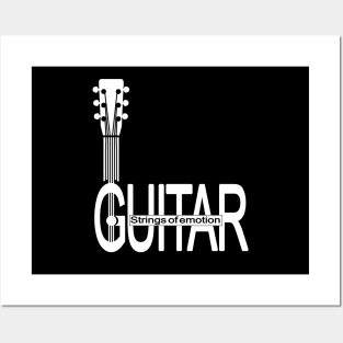 Guitar String of emotion Posters and Art